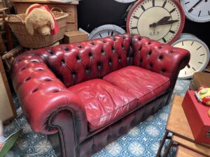 Fauteuils - Canapé Chesterfield cuir