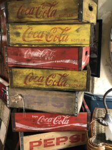 Jardin - Caisses Coca